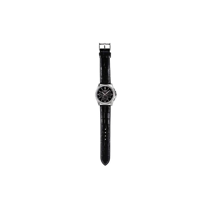Casio Серия STANDARD Серия DRESS Простые Модные Повседневные Деловые Кварцевый Механизм Кожаный Ремешок Японские и Корейские Часы Мужские';s MTP-1375L-1AV