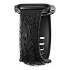 Силиконовый ремешок для Apple Watch 10 Ремешок 46мм 44мм 41мм 40мм 45мм 49мм Браслет с цветочным тиснением Correa Series 8 9 7 SE 4 5 Ultra 2