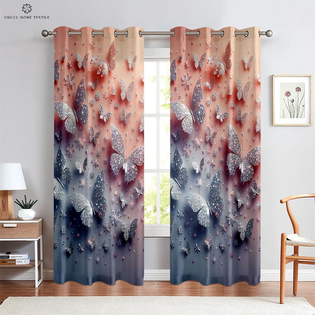 Занавески с принтом радужного единорога для детей, спальни, гостиной, кухни, украшение дома, можно изготовить на заказ