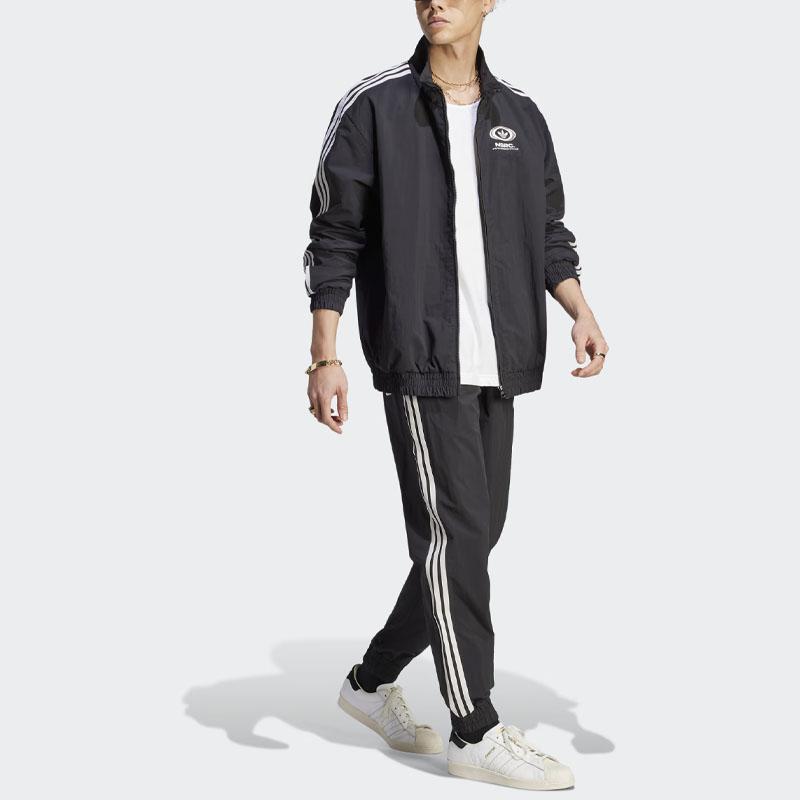 adidas Оригинальные спортивные штаны X Nsrc Collaboration Series с принтом логотипа и эластичным поясом, унисекс, черные IL4982