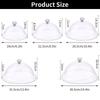 Round Dish Party Decoration Dust-Proof Food Cover Fruit Display Holder Food Cover Cake Bread Plate