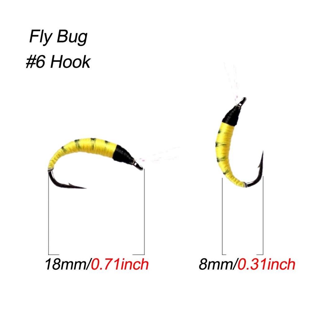 1/3Pcs Realistic Artificial Fly Fishing Lures Fly For Trout Fishing Artificial Insect Bait Lure Fishing