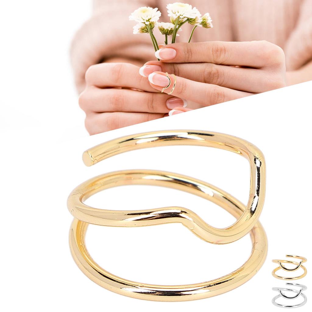 Index Finger Nail Vintage Metal Nail Cap Cover Fingernail Nail Art Charm for Women Girls