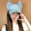 Sunscreen Women Peaked Cap Cute Sun Hat New Cat Ears Baseball Cap Girl