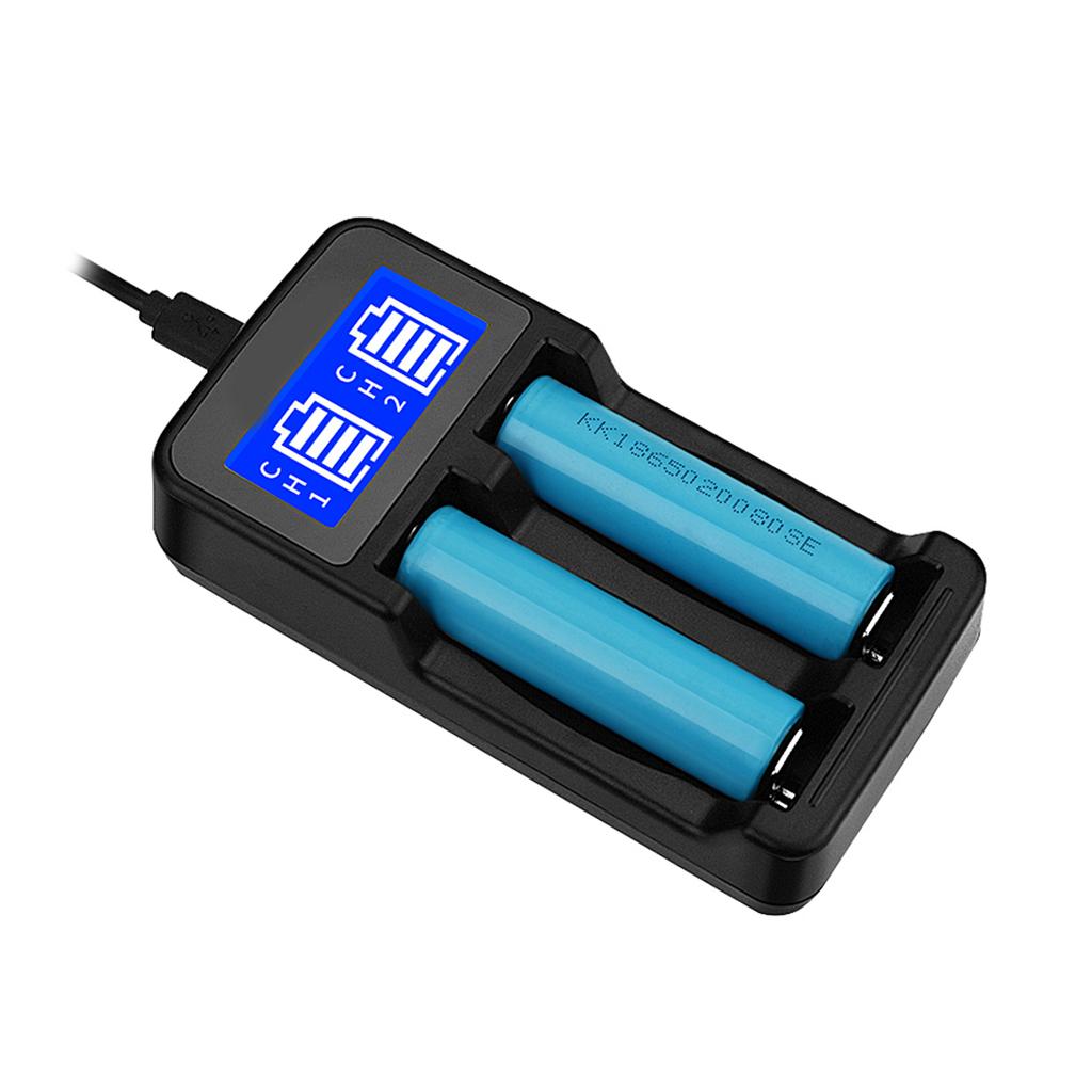 Универсальное интеллектуальное USB зарядное устройство для аккумуляторов с ЖК-дисплеем для 18650 18500 18490 18350 17670 17500 16340 RCR123 14500 аккумуляторов