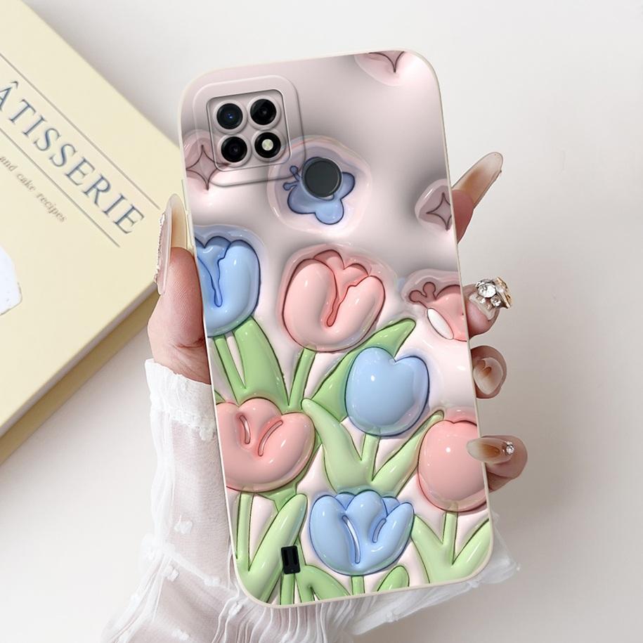 Чехол для Realme C21 RMX3201 Чехол для Realme C25 Популярный подсолнух Мягкий силиконовый чехол для телефона Для Realme C25S C25Y C21Y C 21 C 25 Capa