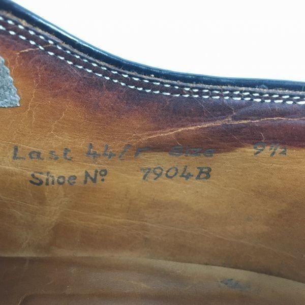 Royal Tweed от Cheaney Сделано в Англии Винтажные туфли-оксфорды черного цвета Размер 9.5 / 28.0 см Мужские(ИСПОЛЬЗОВАЛ)