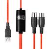 USB In-Out Midi кабель-конвертер ПК в музыкальную клавиатуру адаптер шнур