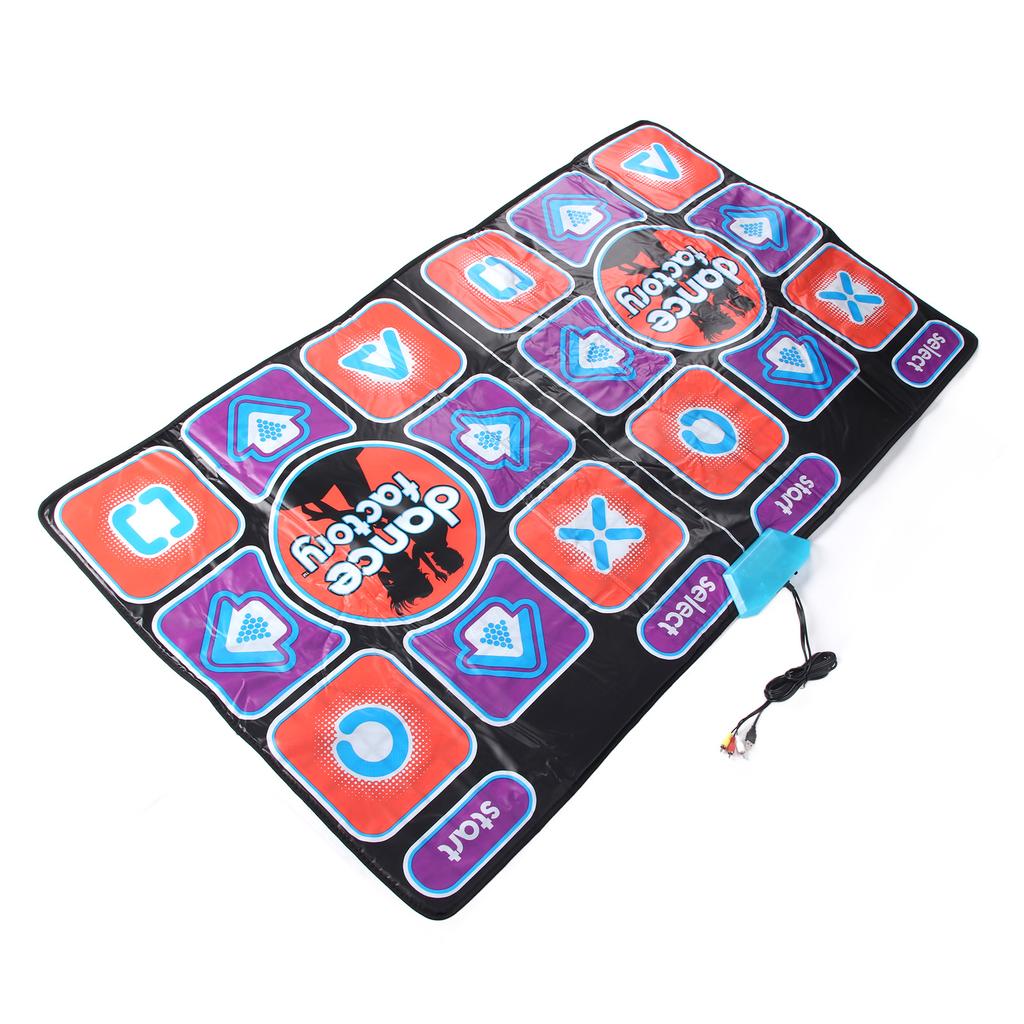 Двойной танцевальный коврик для улучшения координации, фитнеса, развлечений, электронных танцев для телевизора, компьютера