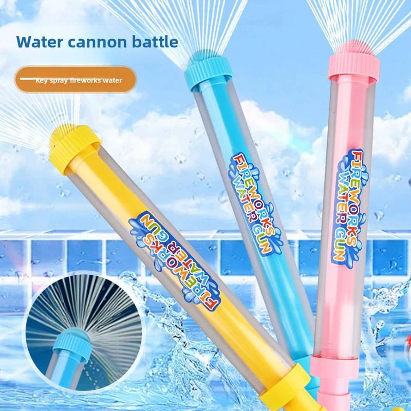 40cm Large Capacity Water Gun Pull-Back Fire works Spray Water Squirter Blaster Shooter Summer Swimming Pool Beach Water Toys