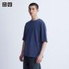 Uniqlo Футболка свободного кроя Airism CoTTon с круглым вырезом, часть 5 