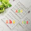 Sugar Craft Capital/Letter/Number Silicone Fondant Mold Cake Decorating Tools Chocolate Mold