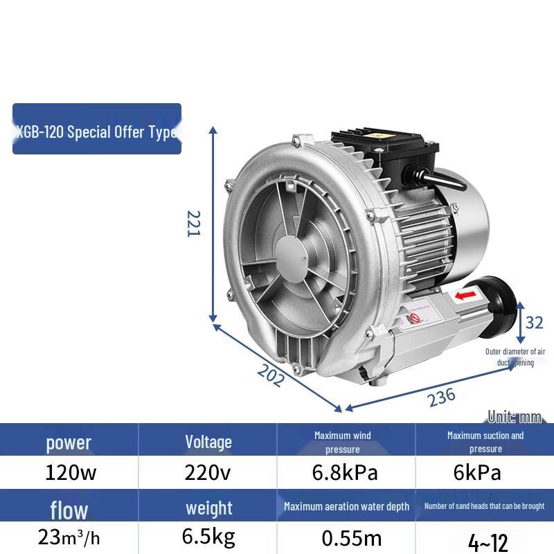 XGB High-Pressure Industrial Vortex Blower