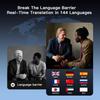UYUXIO AI Translating Earphone with 144 Languages OWS Real Time Translation Earbuds with LCD Touch Screen Ear Buds for Business