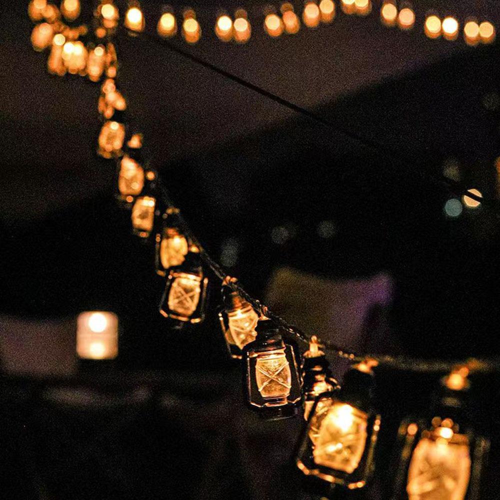 Lantern Tent Outdoor String Lamp Camping String Lights Kerosene String Lights Atmosphere Light