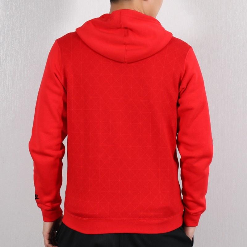 Nike Big Swoosh LOGO Large Hooded Jacket Red Men's BV5822-650