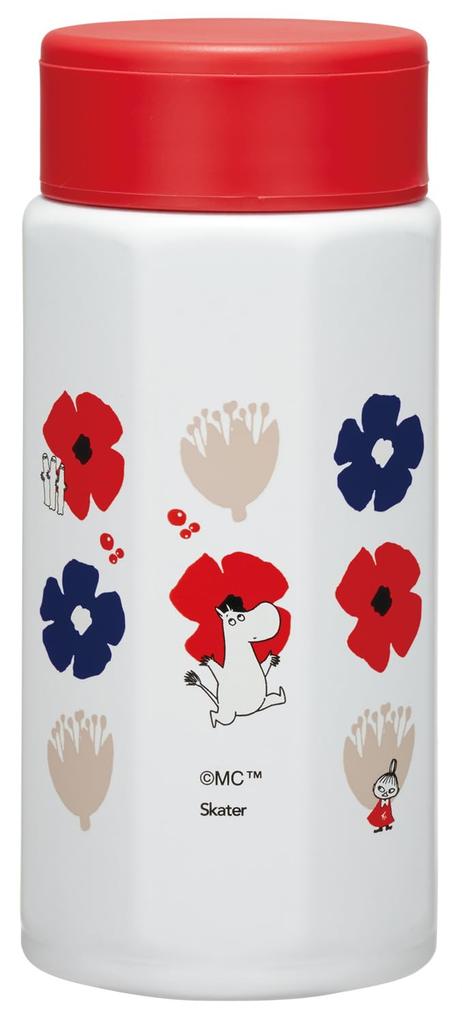 Skater Stainless Steel Easy to Octagonal Moomin STO468048 Mug, 350ml, Hold, Shape, Insulated, Design,