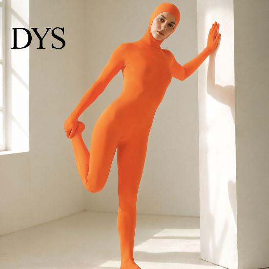 Костюмная вечеринка Единый костюм Zentai на все тело для мужчин и женщин, С открытым лицом, Костюм для косплея на Хэллоуин, Эластичный спандекс для взрослых, Для вечеринок, Сценических выступлений