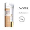 SADOER Vitamin C Eye Cream Snail Essence Moisturizing and Brightening Eye Cream Eye Care