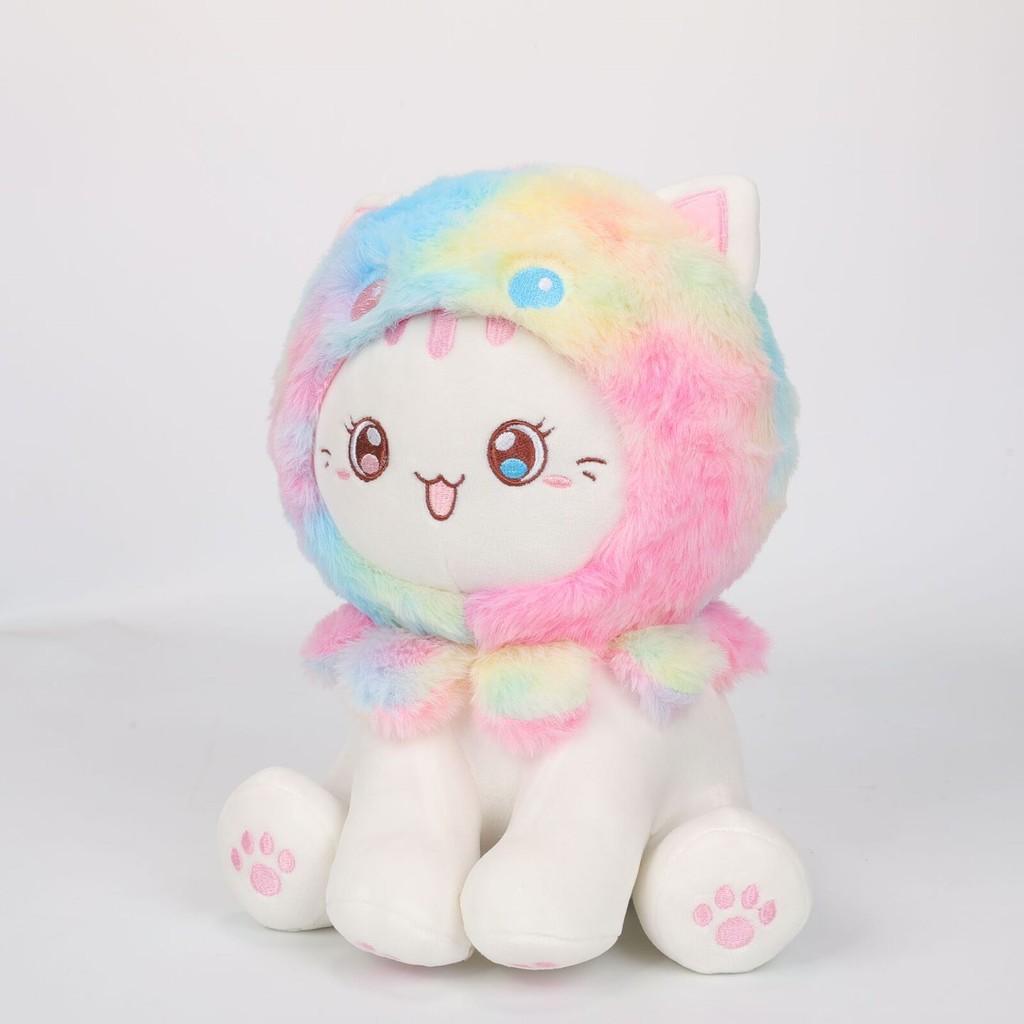 Adorable Plush Cat Toy Soft Stuffed Animal Cuddly Pillow For Kids Gifts And Comforting