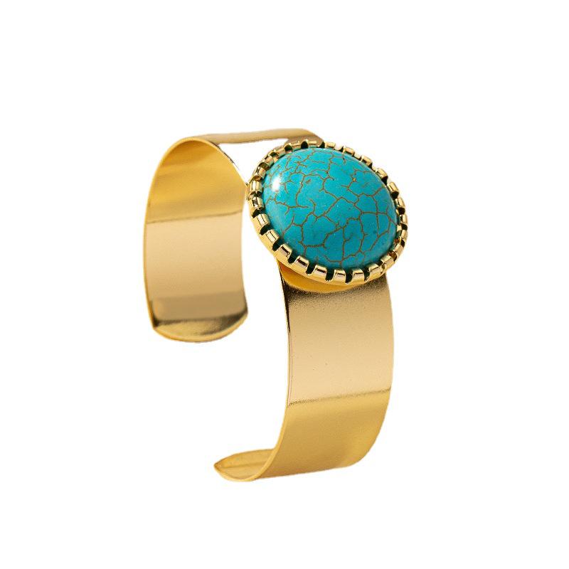 Винтажный бирюзовый браслет из бусин - Модный хип-хоп стиль для женщин