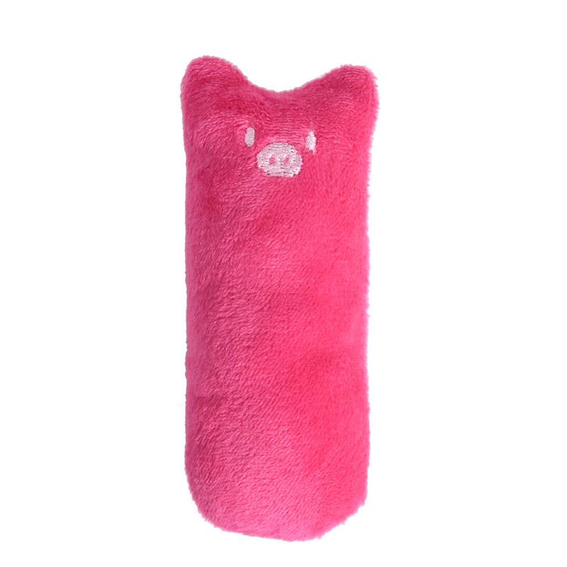 Catnip Toys Cute Thumb Plush Pillow Teeth Grinding Bite-resistant Teasing Relaxation Cat Chew Toy Pet Accessories