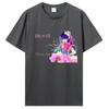 Oshi No Ko Япония Аниме Футболка Симпатичная футболка Ai Ruby и Aqua Футболка унисекс с эстетической графикой Футболка Kawaii Повседневные летние футболки Хлопковая рубашка