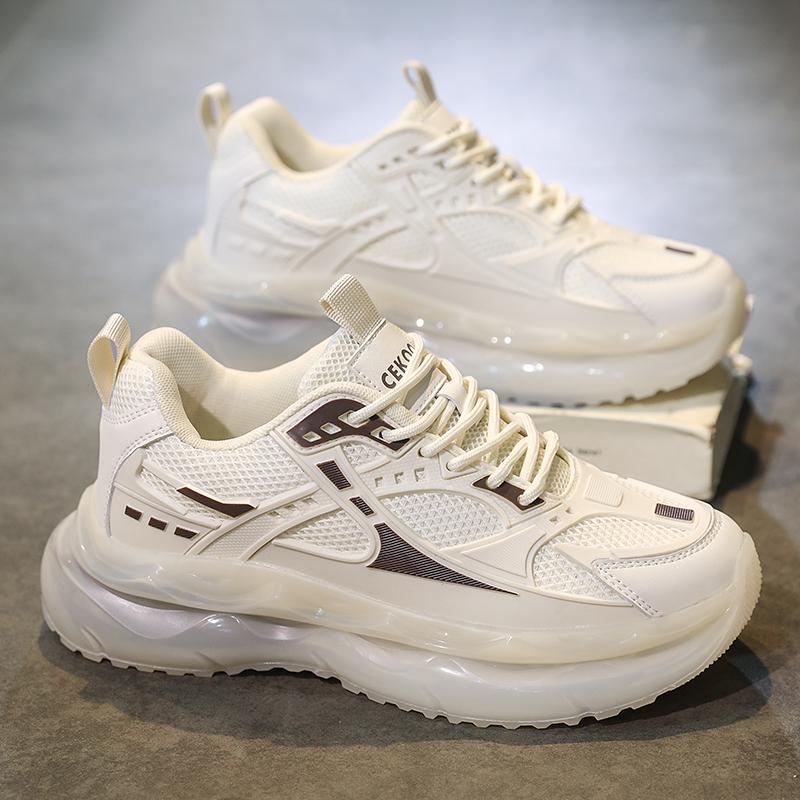 Модные мужские сетчатые кроссовки на открытом воздухе на платформе для тенниса, нескользящие, удобные, дышащие, повседневные, для бега, модные туфли для тенниса Para Hombre