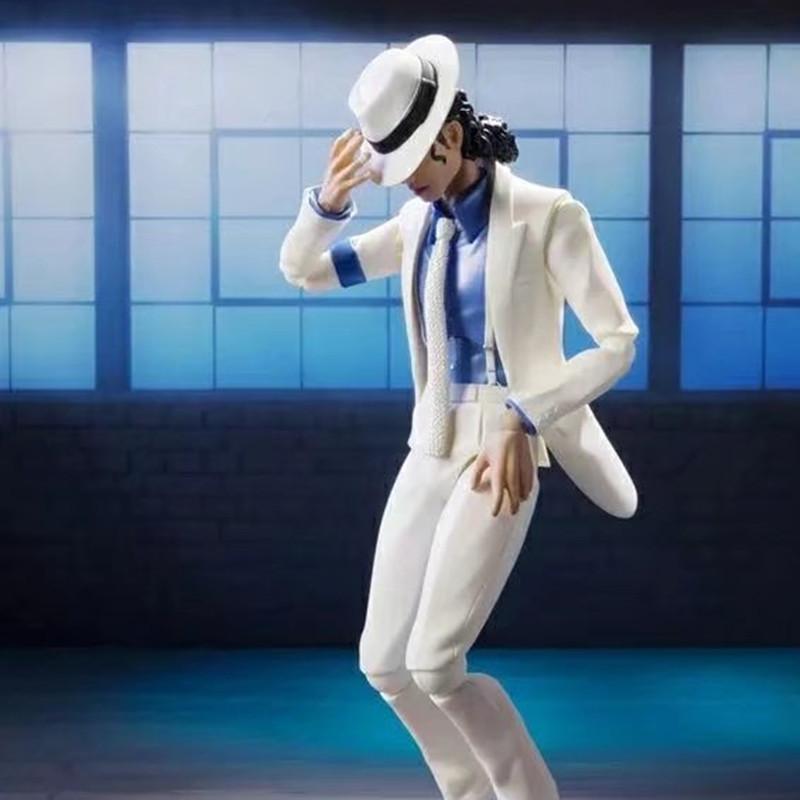 MJ - Майкл Джексон Гладкий Преступник Лунная Походка Фигурка Модель Игрушки MJ Триллер С шарнирами Движущаяся Памятная Фигурка Рождественский Подарок