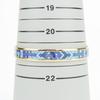 Used HERMES bracelet Emaille PM metal 22.2g blue purple Gold Plated