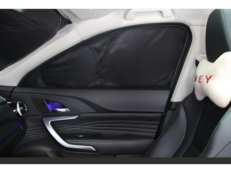 Lightproof Side Window Sunshade & Privacy Curtain for Tesla Model 3/Y - Heat Insulation & Sun Protection