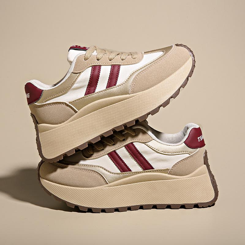 Ins Korean Version of Forrest Gump Women's Shoes, Spring New Internet Celebrity Student Sports Shoes Heightened Street Casual Shoes