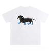 American Fashion Brand Dachshund Dog Printed Short-sleeved T-shirt Women's Summer Oversized High Quality  Cotton Best Selling