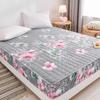 Водонепроницаемый наматрасник, толстая стеганая простыня, модное постельное белье с принтом, королева, король, нескользящая простыня, пылезащитный чехол