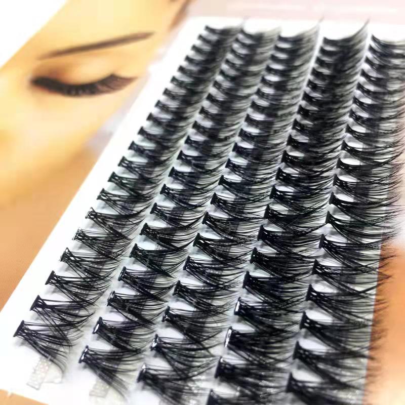 10-40D Mink Eyelashes 1 Box/100 Bundles Natural Eyelash Extension 3D Russia Individual Eyelash Cluster Makeup Tools Lashes Cilia
