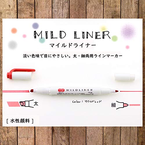 Маркеры-хайлайтеры Zebra Mildliner, 10 цветов, WKT7-10C