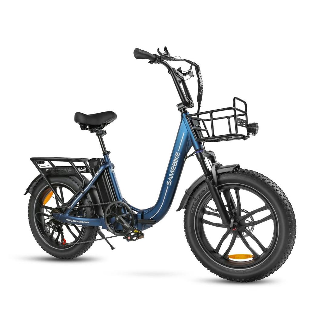 SAMEBIKE C05Pro Уличный складной электрический велосипед для поездок на работу 36В 13Ач Аккумулятор 7 Скоростей Алюминиевый сплав Низкая рама Складной 20-дюймовые Широкие шины Дорожный Электровелосипед