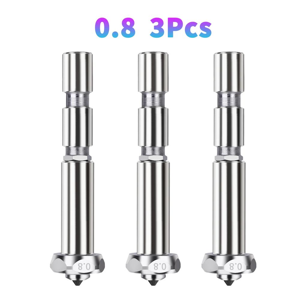 For Anycubic Kobra 3 Max Hotend 0.4 0.6 0.8mm hotend For Kobra 3 Max Combo Quick-Swap Integrated Hardened Steel Nozzle