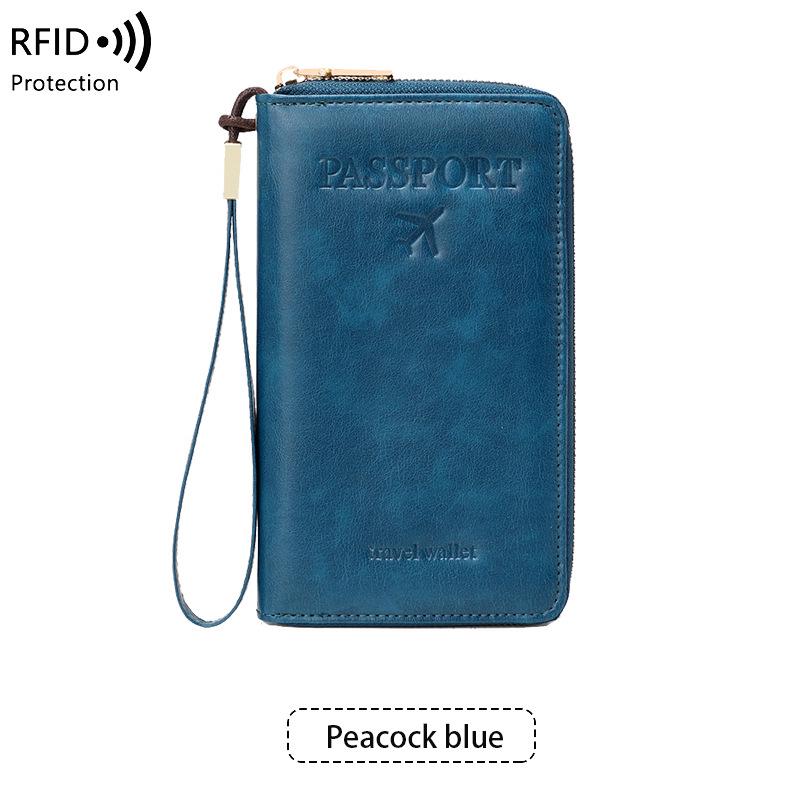 2024 Кошелек-органайзер для паспорта и документов с RFID-защитой от кражи