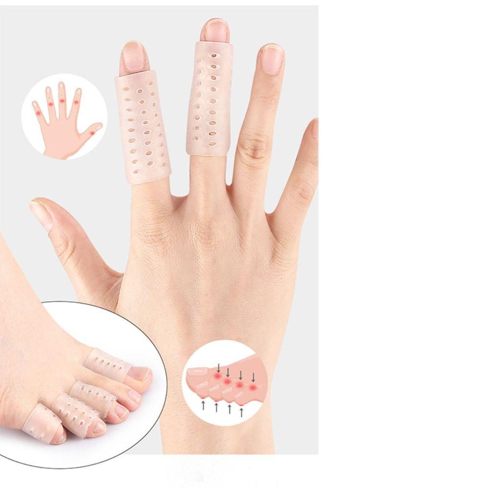Anti-Friction Finger Toe Caps Silicone Foot Care New Toe Separator