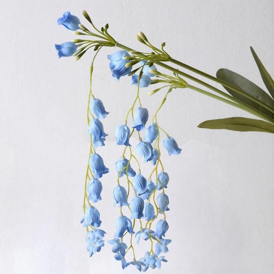 42,5" Длинный Стебель Ландыша Искусственная Подвесная Гирлянда из Цветов Ландыша для Высокой Вазы Свадебное Мероприятие Декор Заднего Плана Патио Садовая Комната