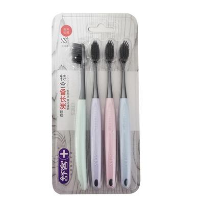 Зубная щетка Shuke Carbon Silk для глубокой чистки (4-Pack)