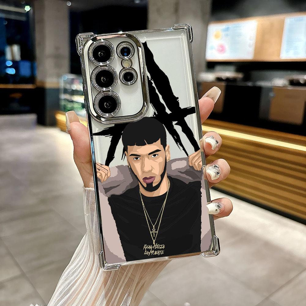 Anuel AA Real Hasta La Muerte Funda For Samsung S26 Ultra Phone Case For Galaxy S25 FE S26 S24 S23 S22 S21 Ultra S20 Plus Cover