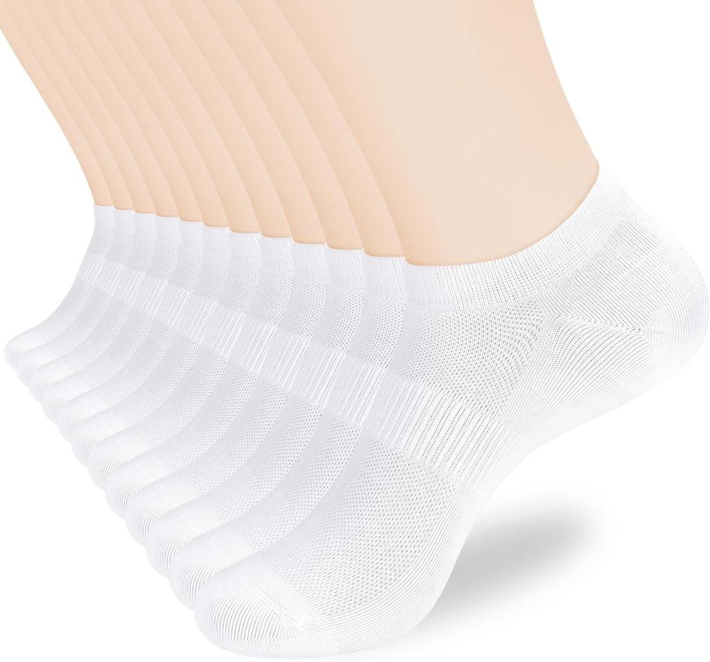 Носки Женские тонкие спортивные беговые легкие носки с низким вырезом, 6 пар