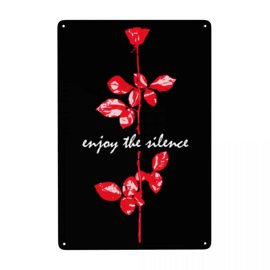 Электронный рок Depeche Cool Mode Металлическая жестяная табличка На заказ Винтажная табличка для ворот Сад Двор Мужская пещера Бар Настенный декор