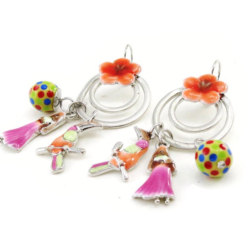 NOA [I9934] - Multicolor 'Vahiné' Designer Earrings