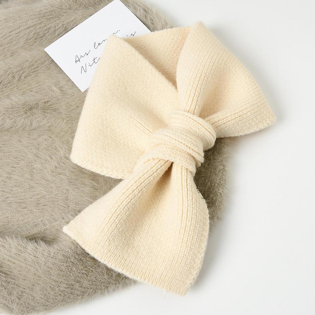 Уютный вязаный крестиком шарф в японском стиле для женщин - тренд осени/зимы