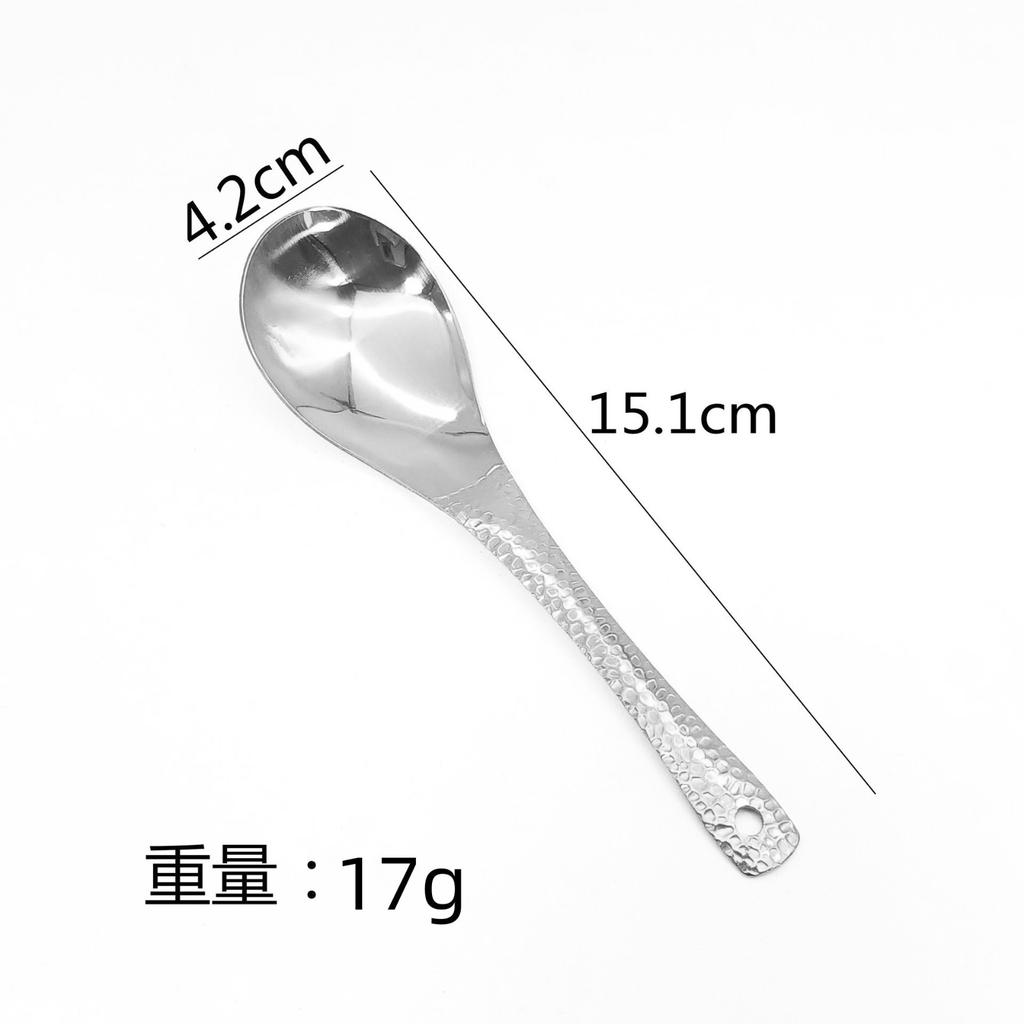 Кованая ложка из нержавеющей стали для дома