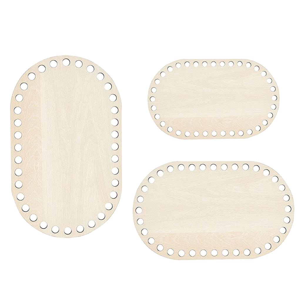 3 шт. деревянная основа для корзины пустая основа для вязания крючком для толстой пряжи своими руками плетение корзина кошелек ручное ткачество украшения для дома