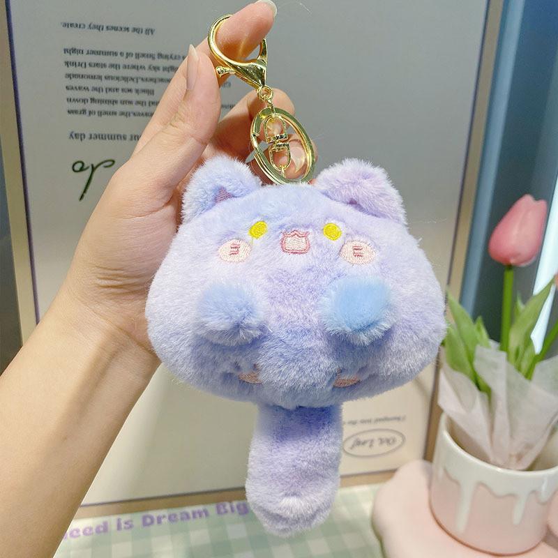 Плюшевый кот Причудливая игрушка со скрипучей функцией в жизнерадостных цветовых вариантах